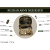 Kit di esercito russo moderno borsa da toilette necessaire 9 articoli